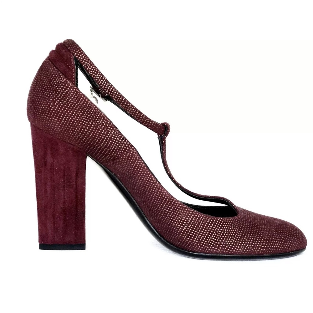 Christian DIOR Ankle Strap Heel Pump Shoes 7.5 M - Picture 2 of 5